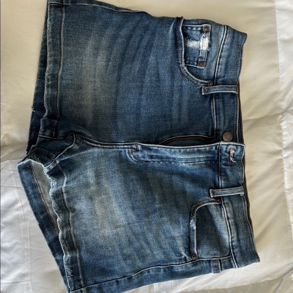 Pistola Dark Blue Jean Shorts